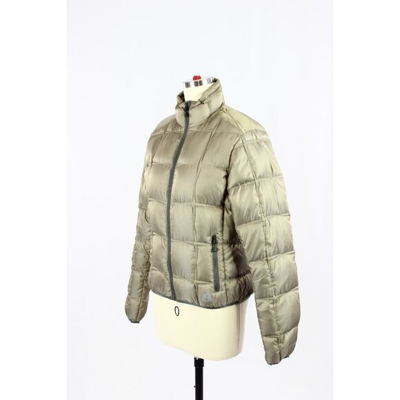 EDDIE BAUER First Ascent Downlight Green Down Filled Puffer Jacket Coat, Size S - Picture 4 of 16